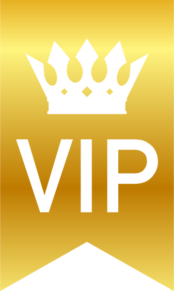 Gold VIP club label